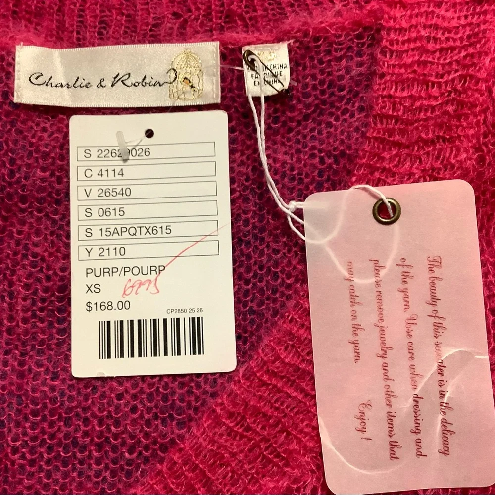 Anthropologie Charlie & Robin mohair sweater - Picture 12 of 13